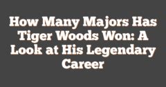 how many majors has tiger played in
